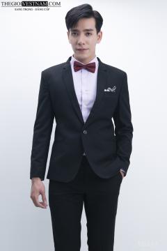 Bộ Suit Đen Thun Modern Fit TGS017